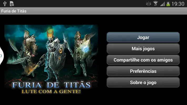 Furia de Titãs android App screenshot 0